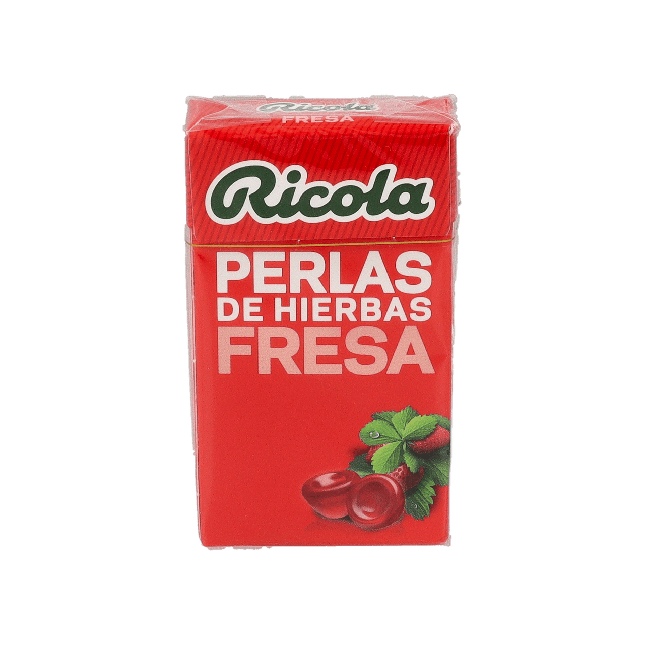 RICOLA PERLAS SIN AZUCAR 1 ENVASES 25 G SABOR FRESA