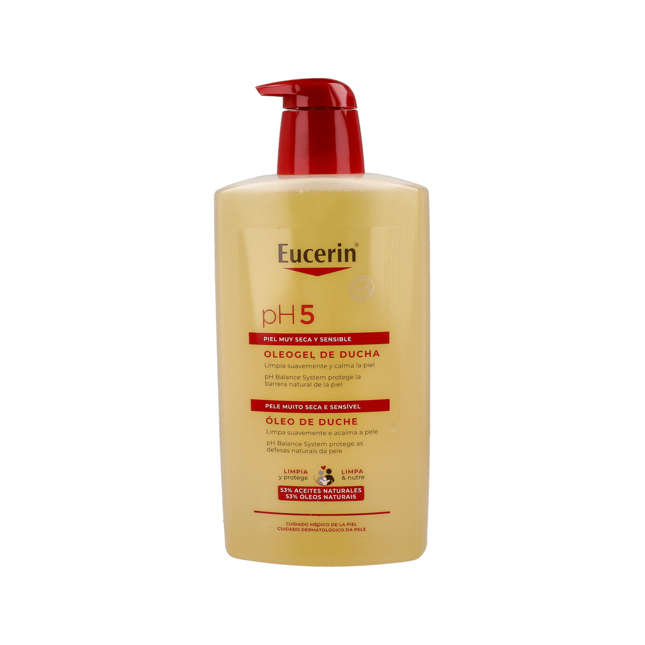 EUCERIN OLEOGEL DE DUCHA PIEL MUY SECA Y SENSIBLE PH 5 1 ENVASE 1 L
