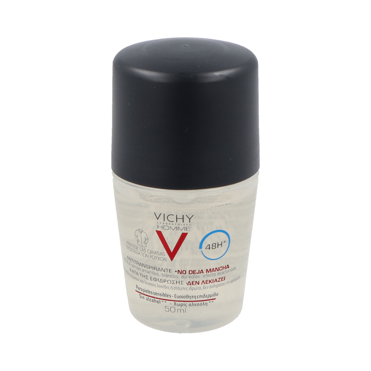 VICHY HOMME ANTITRANSPIRANTE ANTIMANCHAS HOMBRE 1 ROLL ON 50 ML