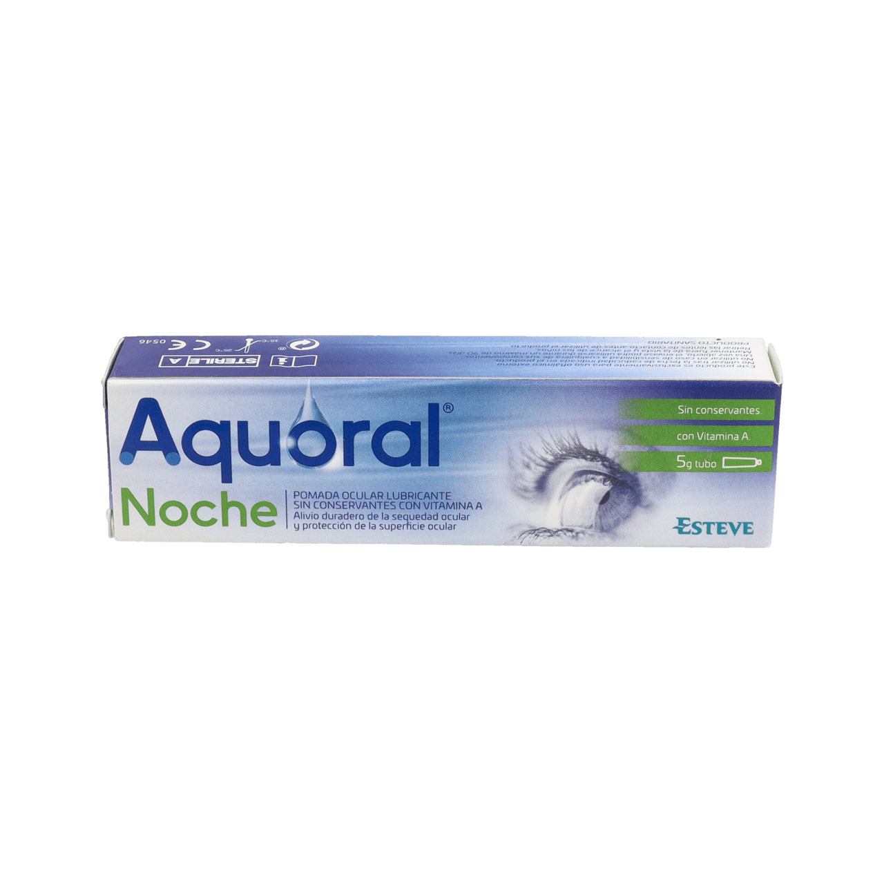 AQUORAL NOCHE POMADA OCULAR LUBRICANTE ESTERIL 1 TUBO 5 G