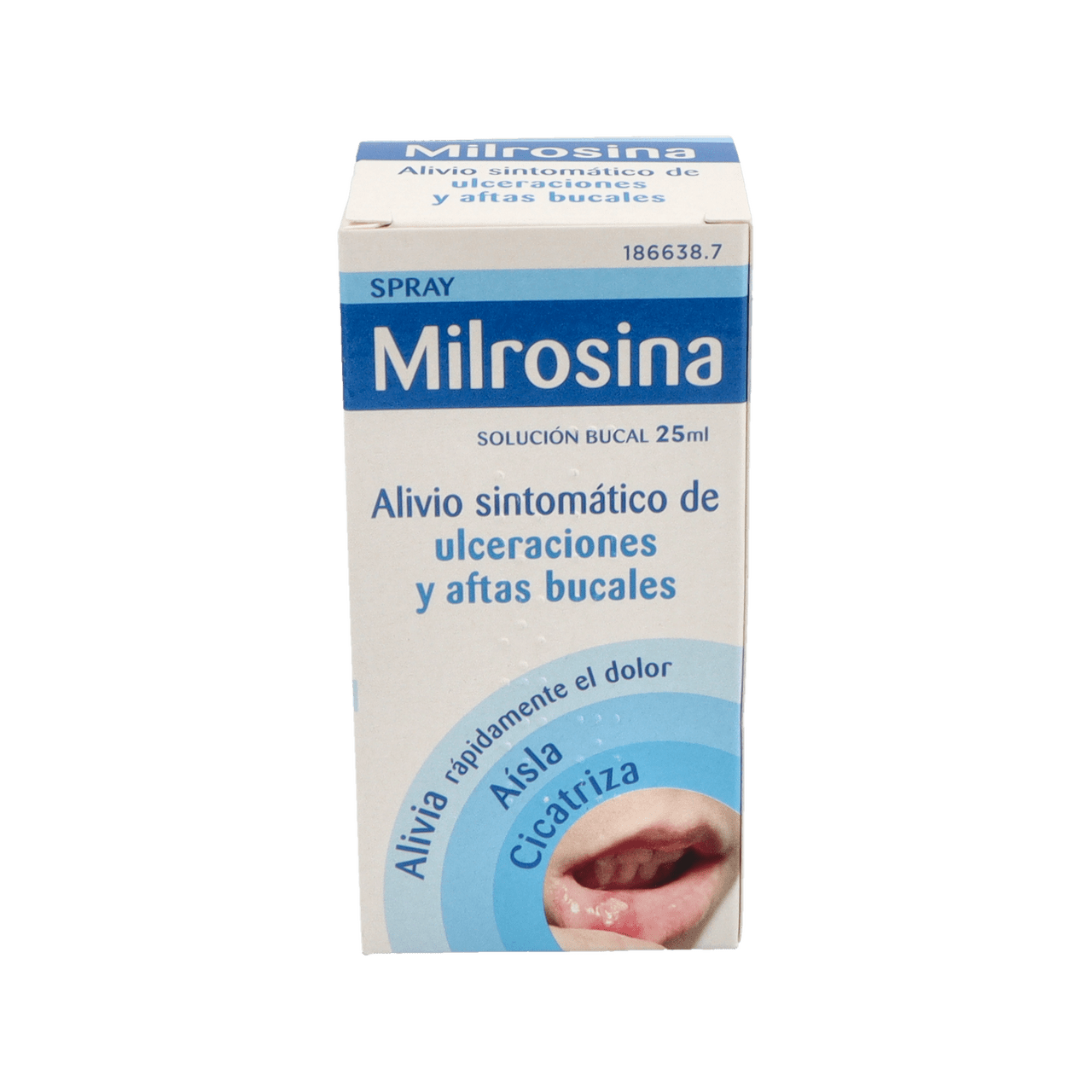 MILROSINA SPRAY SOLUCION BUCAL 1 FRASCO 25 ML