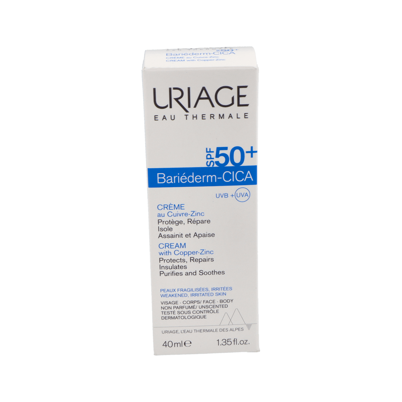 BARIEDERM CICA CREMA SPF50+ 1 ENVASE 40 ML
