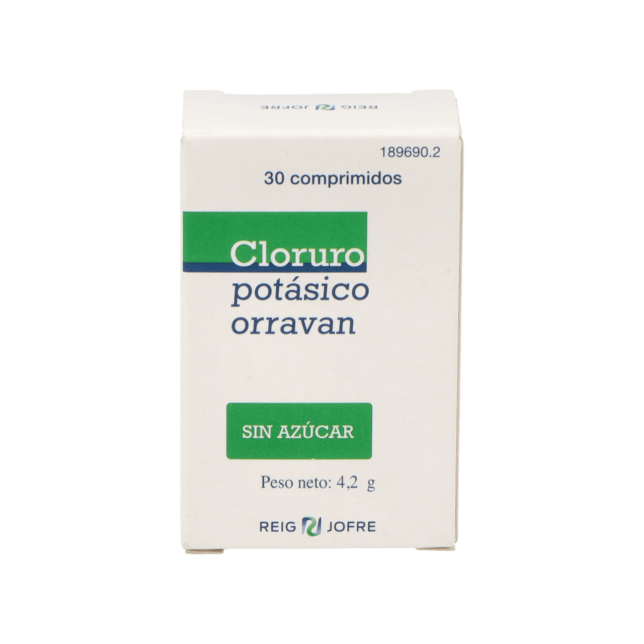 CLORURO POTASICO ORRAVAN 30 COMPRIMIDOS