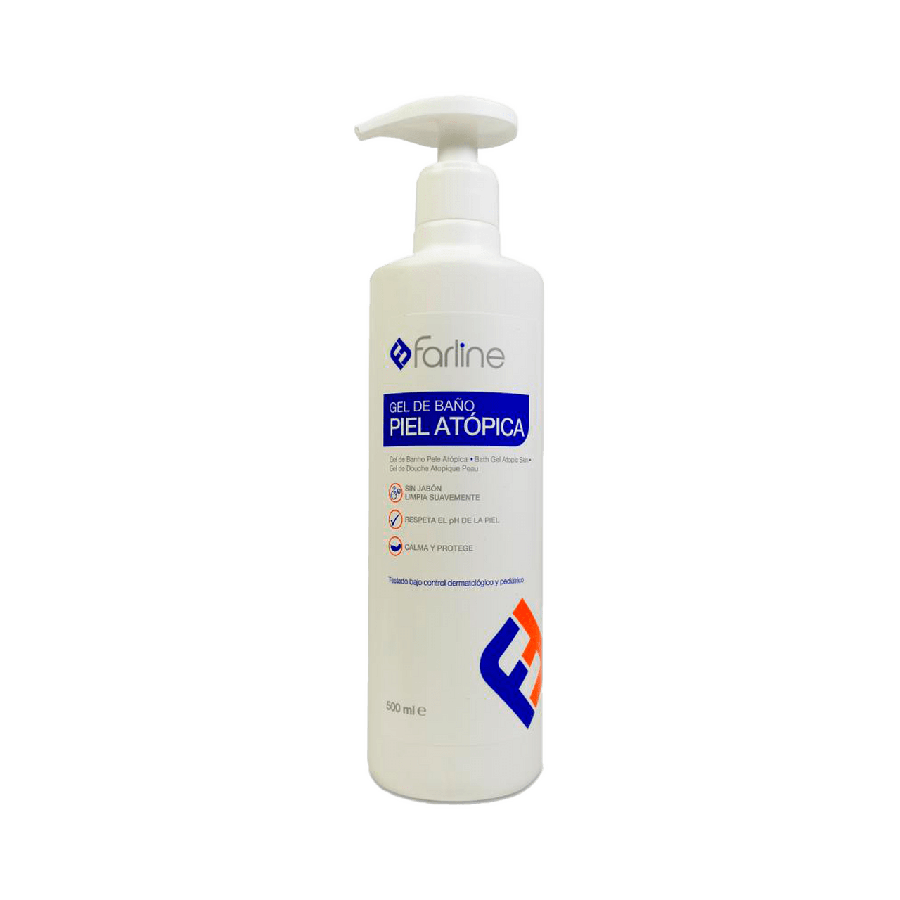 FARLINE GEL DE BAÑO PIEL ATOPICA 1 ENVASE 500 ML