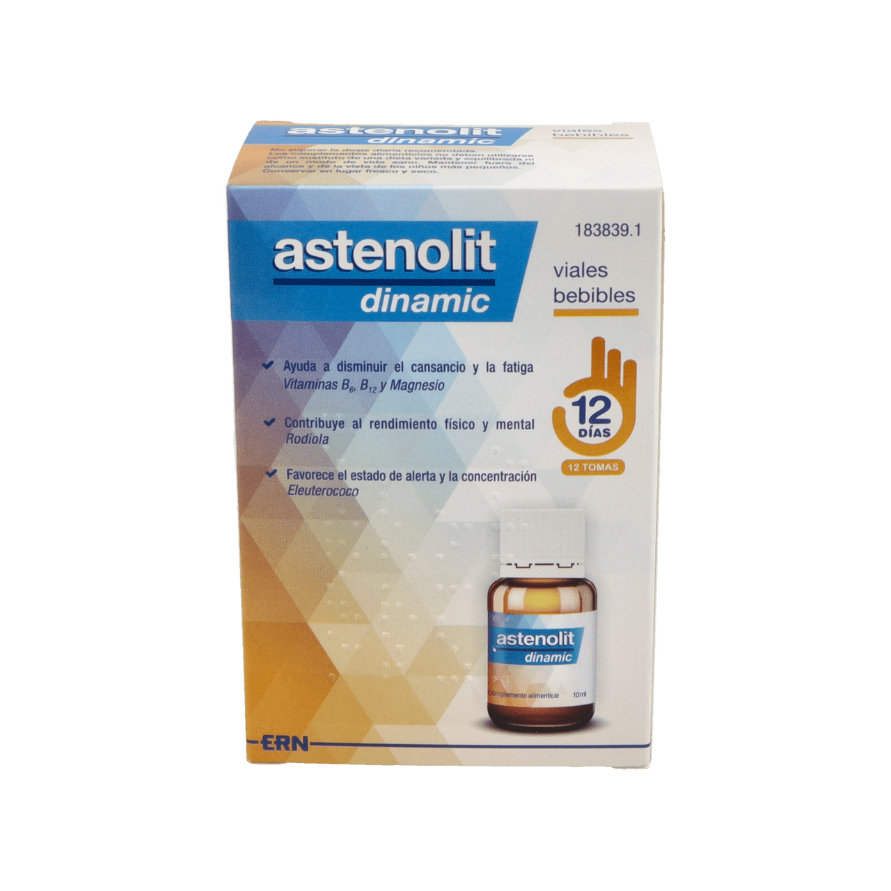 ASTENOLIT DINAMIC 12 VIALES BEBIBLES 10 ML