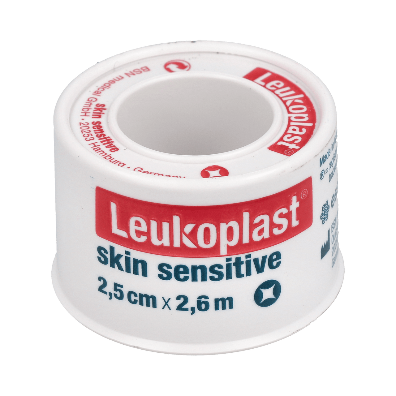 ESPARADRAPO HIPOALERGICO LEUKOPLAST SKIN SENSITIVE 1 UNIDAD 2,6 M X 2,5 CM