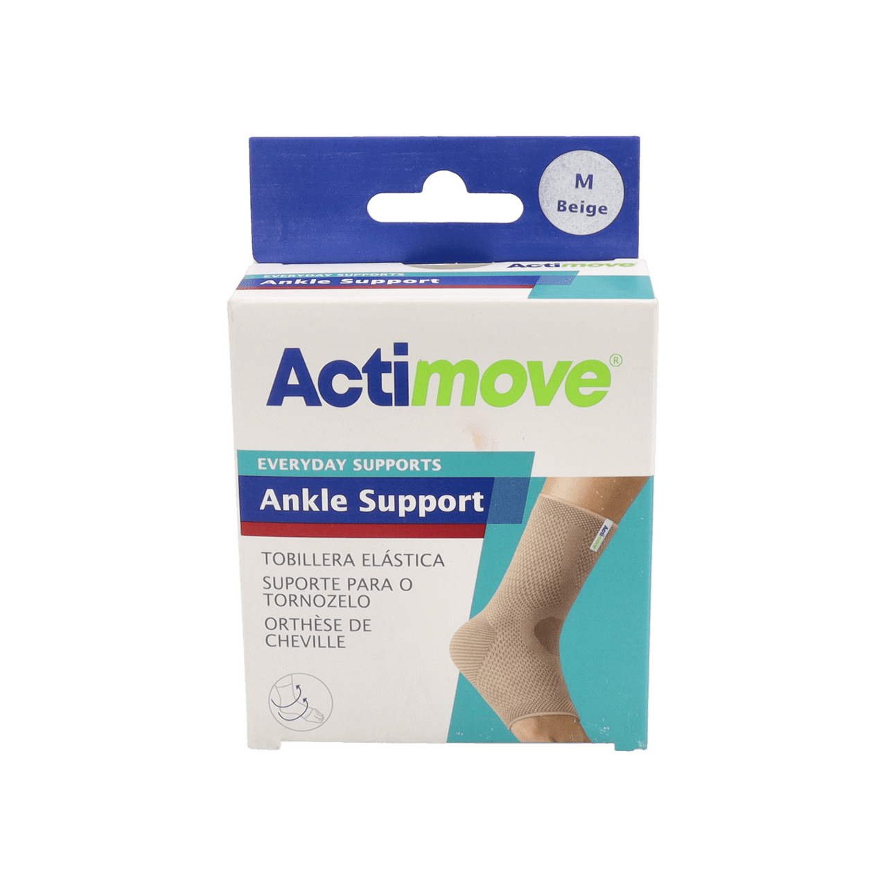 TOBILLERA ELASTICA ACTIMOVE EVERYDAY SUPPORT 1 UNIDAD TALLA M