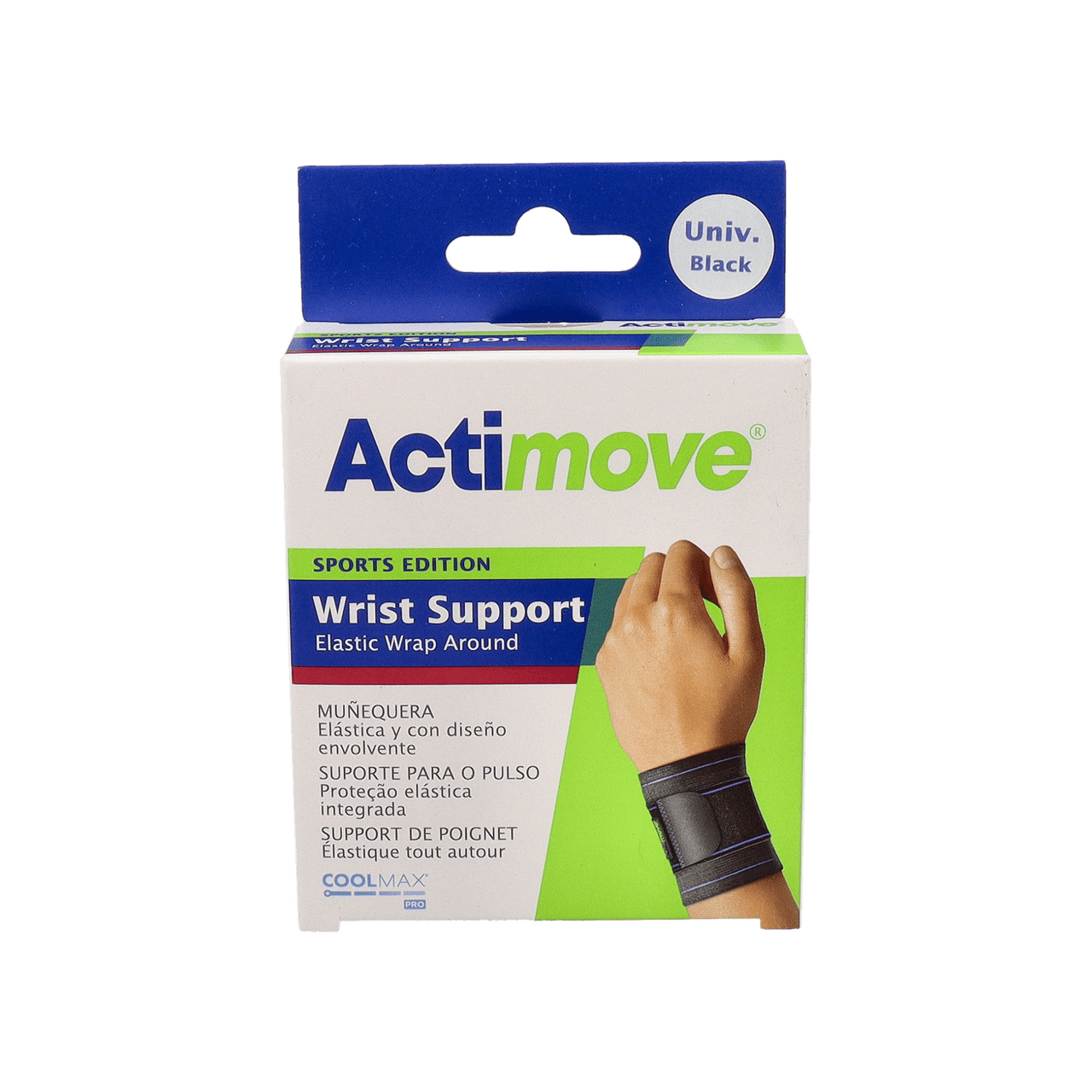 MUÑEQUERA ACTIMOVE SPORT EDITION AJUSTABLE 1 UNIDAD TALLA UNICA