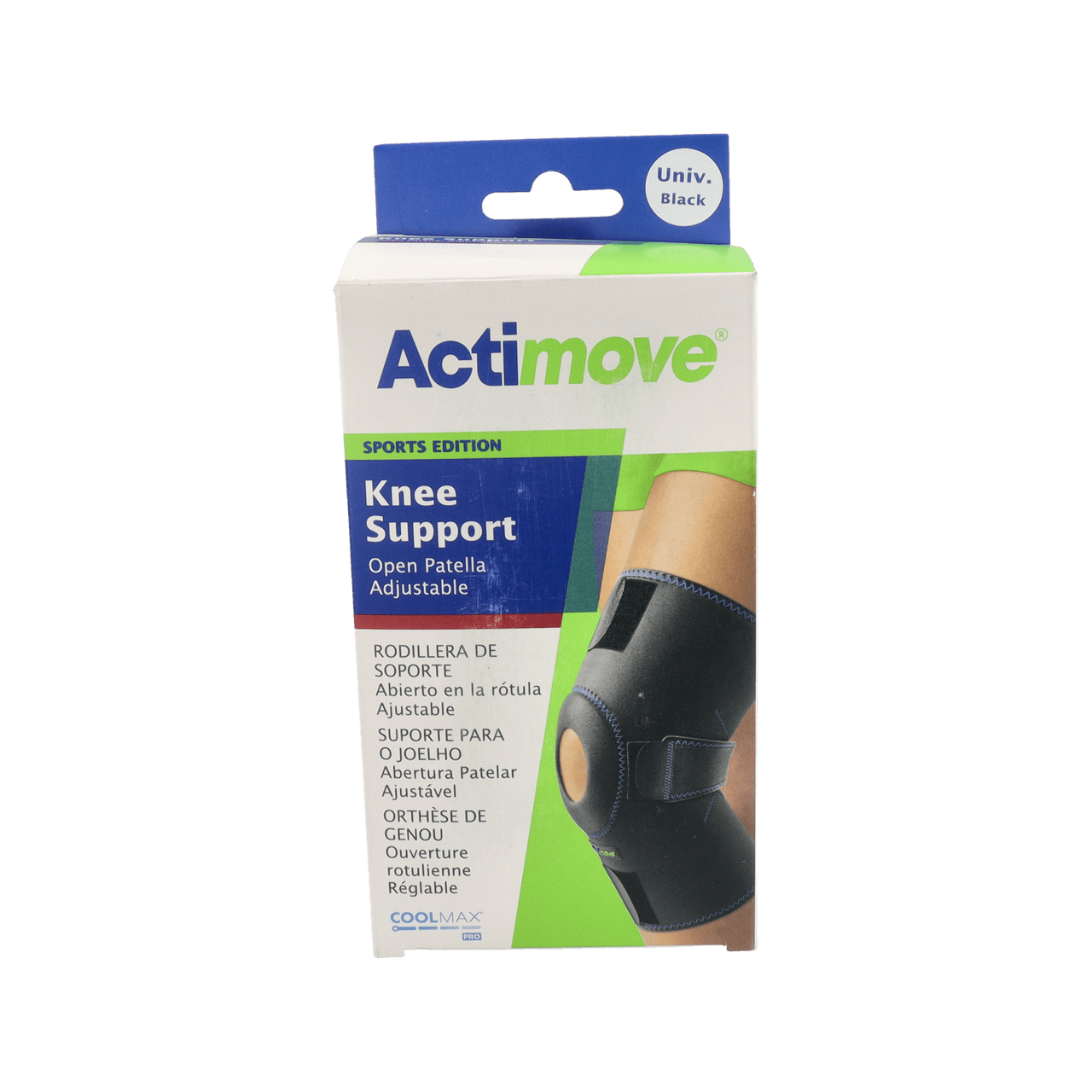 RODILLERA ROTULA ABIERTA ACTIMOVE SPORT EDITION 1 UNIDAD TALLA UNICA