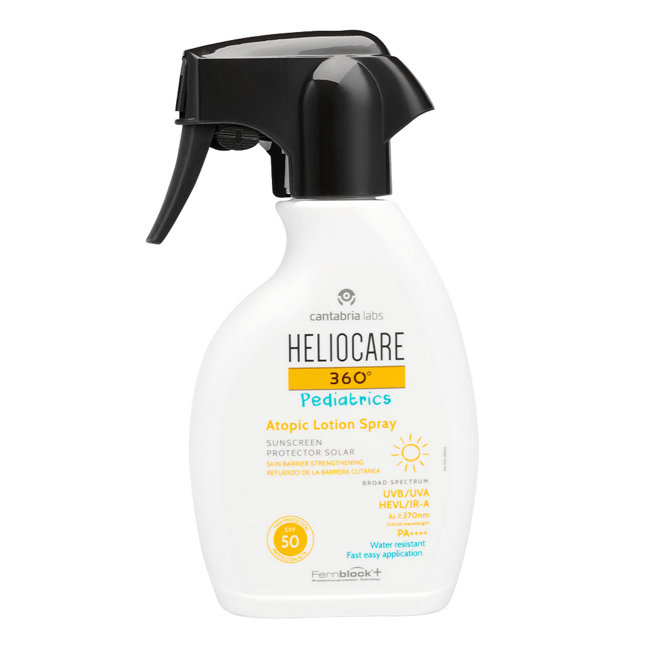 HELIOCARE 360º SPF 50+ PEDIATRICS ATOPIC LOTION PROTECTOR SOLAR 1 SPRAY 250 ML