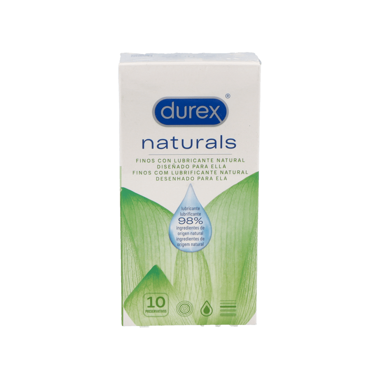 DUREX NATURALS PRESERVATIVOS 10 UNIDADES