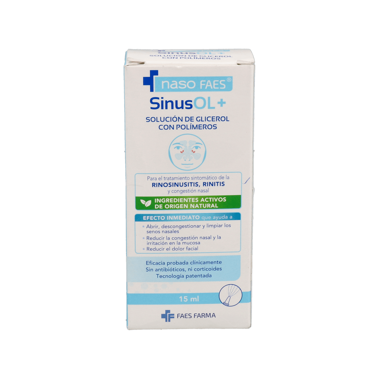 NASO FAES SINUSOL+ 1 SPRAY NASAL 15 ML