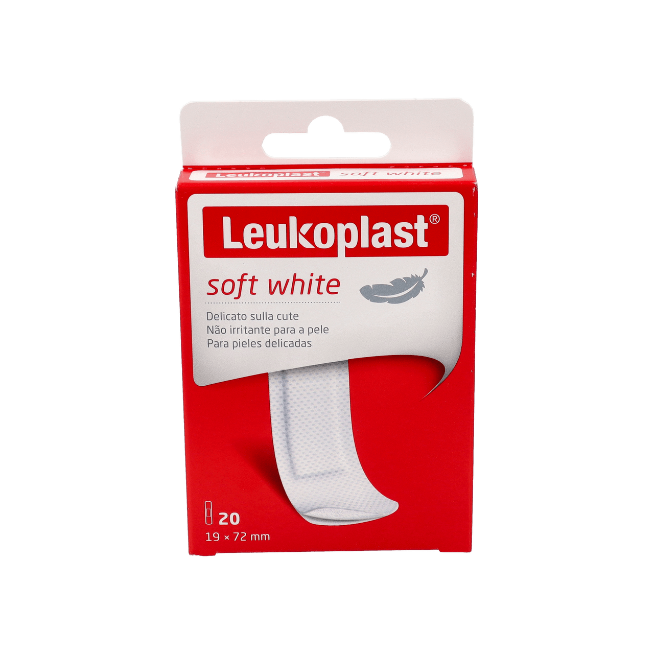 LEUKOPLAST SOFT APOSITO ADHESIVO 20 UNIDADES 72 CM X 19 CM