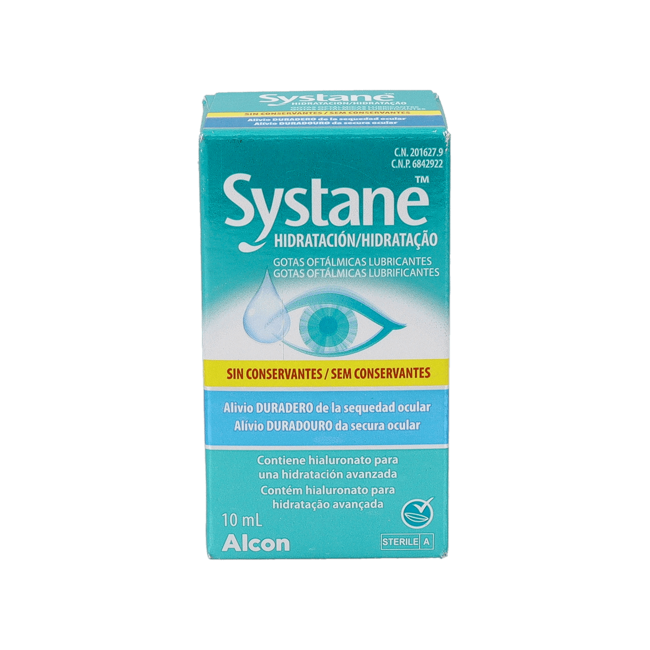 SYSTANE HIDRATACION GOTAS OFTALMICAS LUBRICANTES SIN CONSERVANTES 1 FRASCO 10 ML