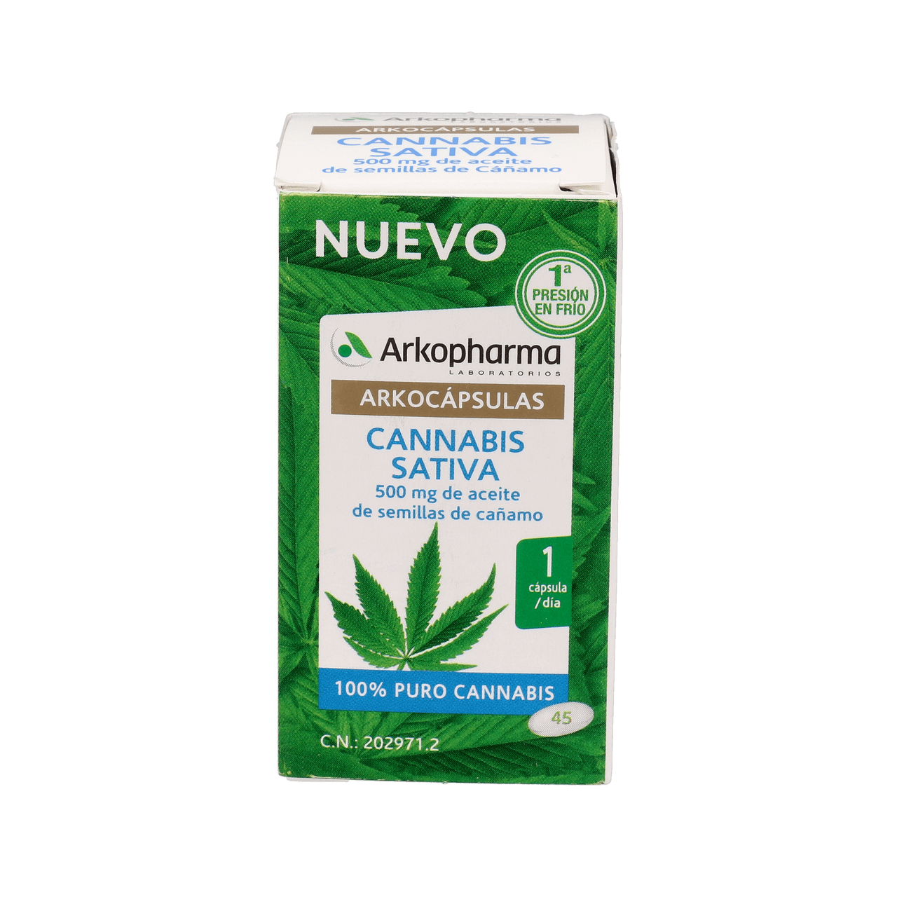 ARKOCAPSULAS CANNABIS SATIVA 45 CAPSULAS