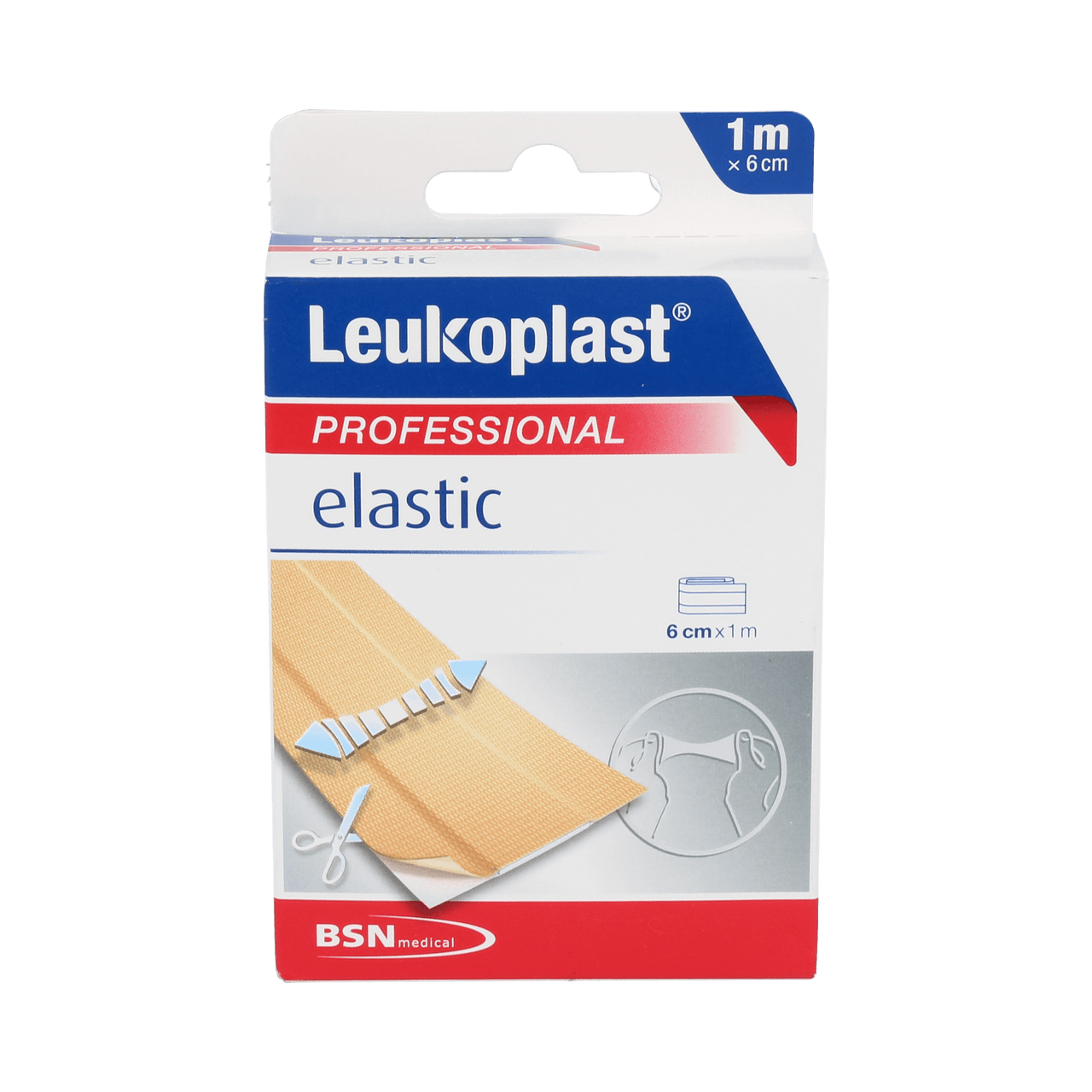 LEUKOPLAST ELASTIC APOSITO ADHESIVO 1 UNIDAD 1 M X 6 CM