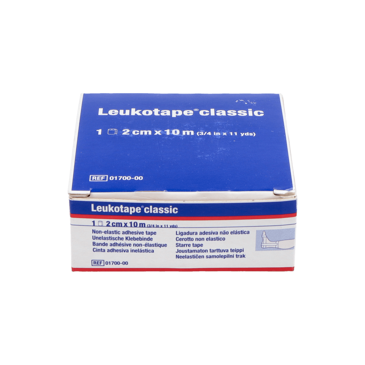 VENDA DE INMOVILIZACION INELASTICA LEUKOTAPE RIGIDA 1 UNIDAD 10 M X 2 CM