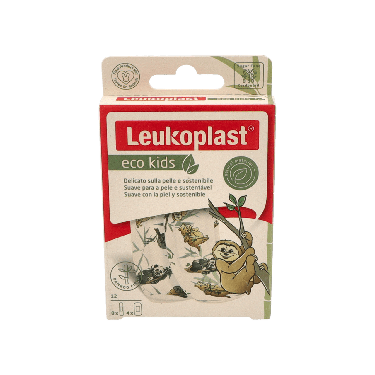 LEUKOPLAST ECO KIDS APOSITO ADHESIVO 12 UNIDADES SURTIDO