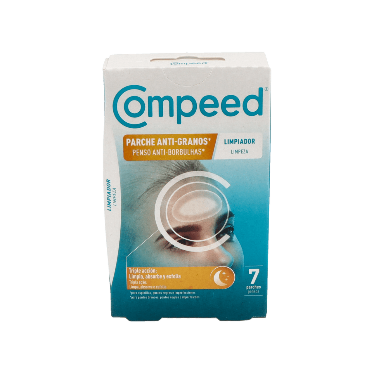 COMPEED PARCHE ANTI-GRANOS LIMPIADOR TRIPLE ACCION 7 UNIDADES