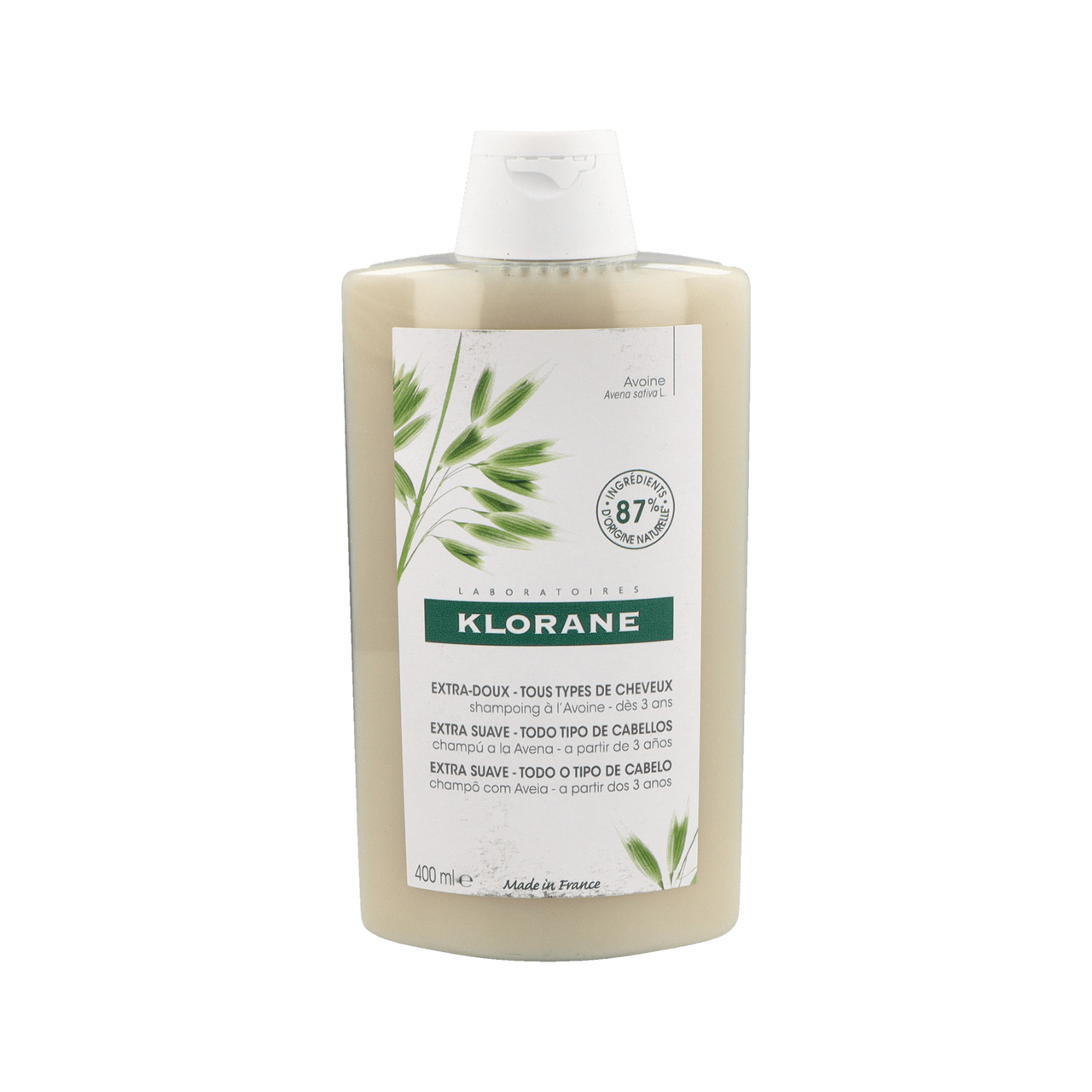 KLORANE CHAMPU A LA LECHE DE AVENA 1 ENVASE 400 ML