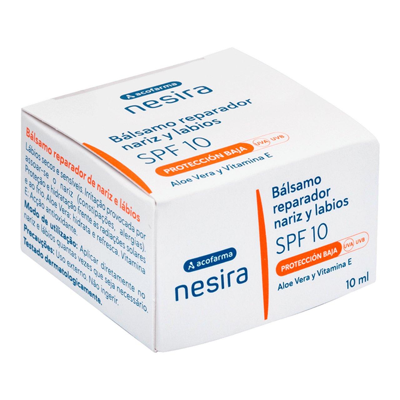 ACOFARMA NESIRA BALSAMO REPARADOR NARIZ Y LABIOS 1 TARRO 10 ML