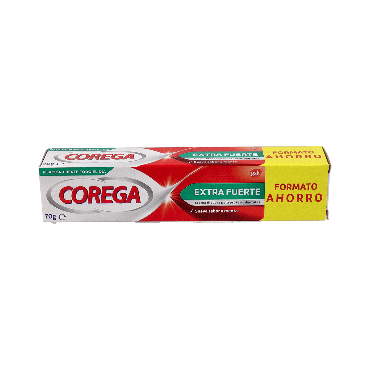 COREGA CREMA EXTRA FUERTE ADHESIVO PROTESIS DENTAL 1 TUBO 70 G SABOR MENTA