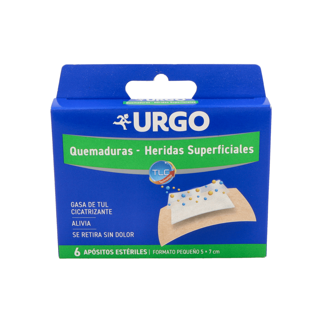 URGO QUEMADURAS HERIDAS SUPERFICIALES 6 APOSITOS FORMATO PEQUEÑO