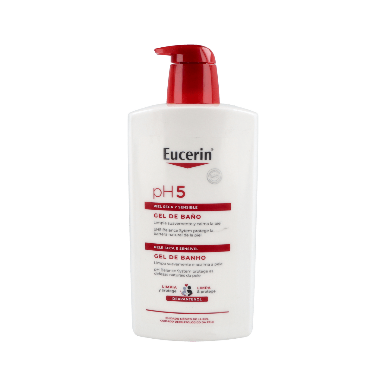 EUCERIN PIEL SENSIBLE PH-5 GEL DE BAÑO 1 ENVASE 1 L