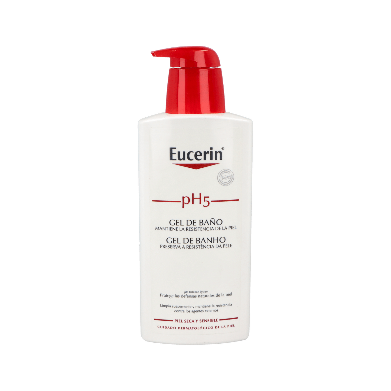 EUCERIN PIEL SENSIBLE PH-5 GEL DE BAÑO 1 ENVASE 400 ML