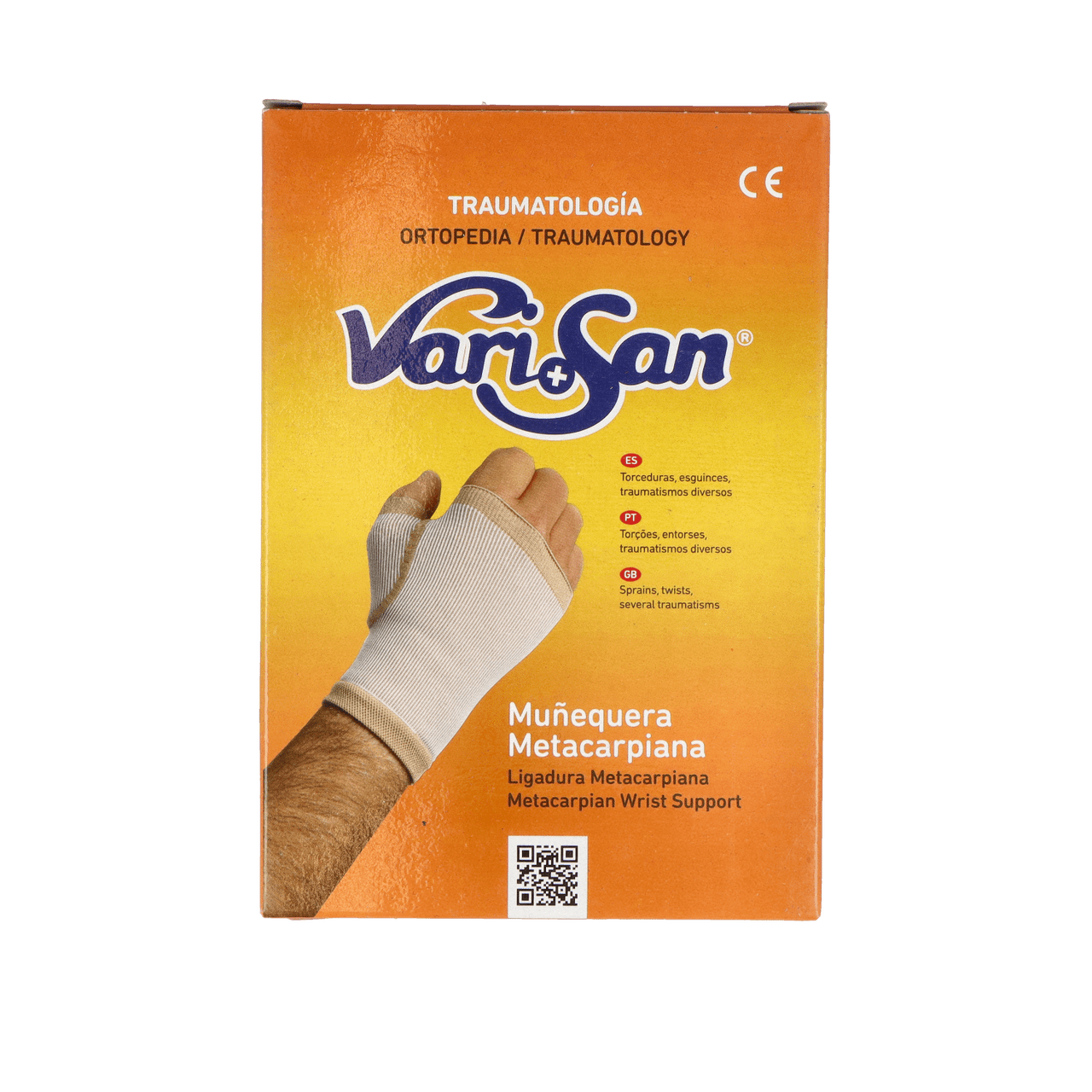 MUÑEQUERA METACARPIANA VARISAN 1 UNIDAD TALLA 3