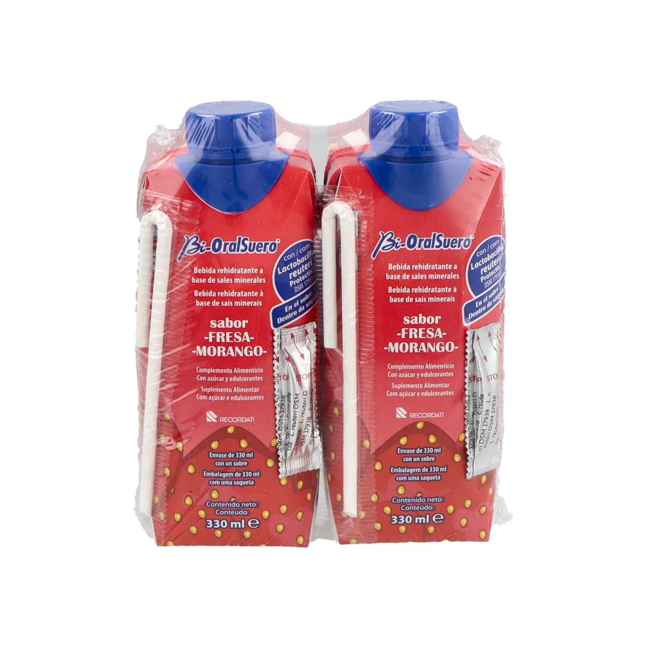BIORALSUERO 2 TETRABRIKS 330 ML SABOR FRESA