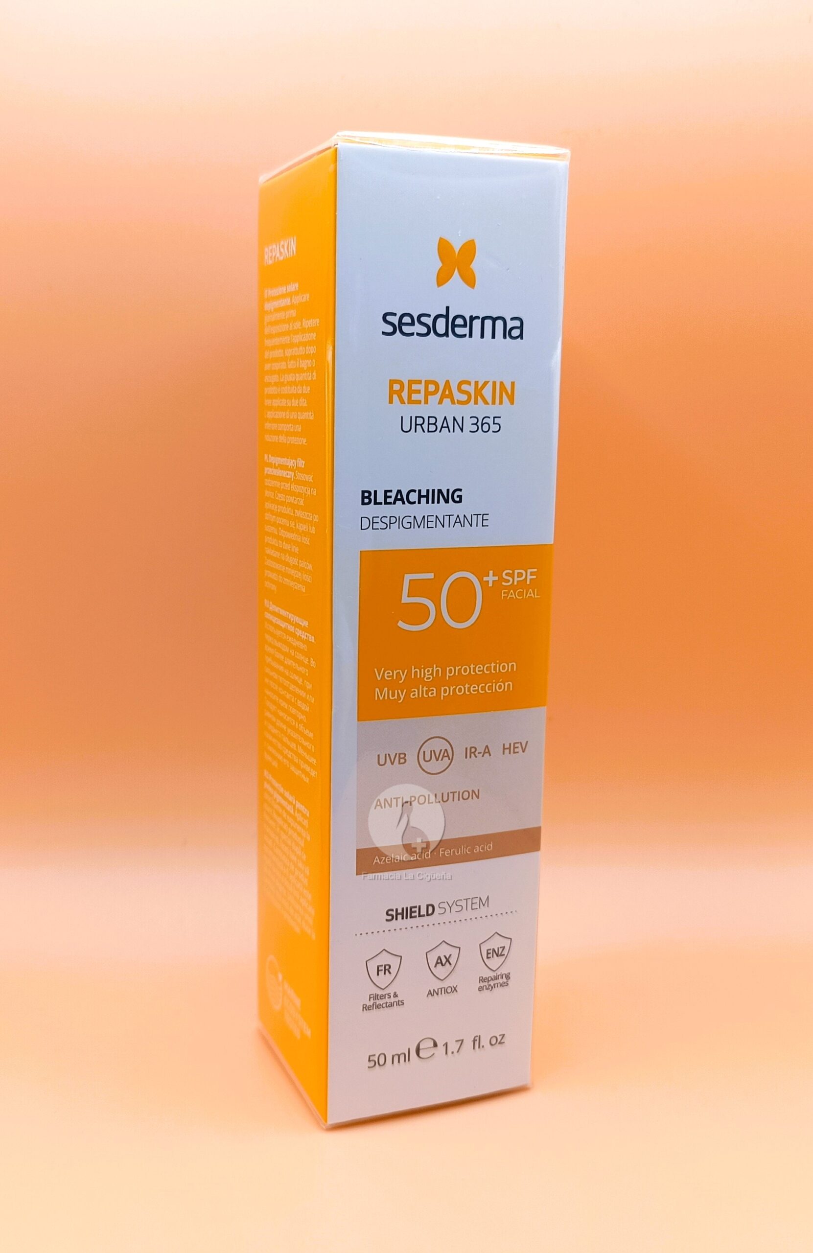 REPASKIN URBAN 365 BLEACHING SPF +50 1 ENVASE 50 ML