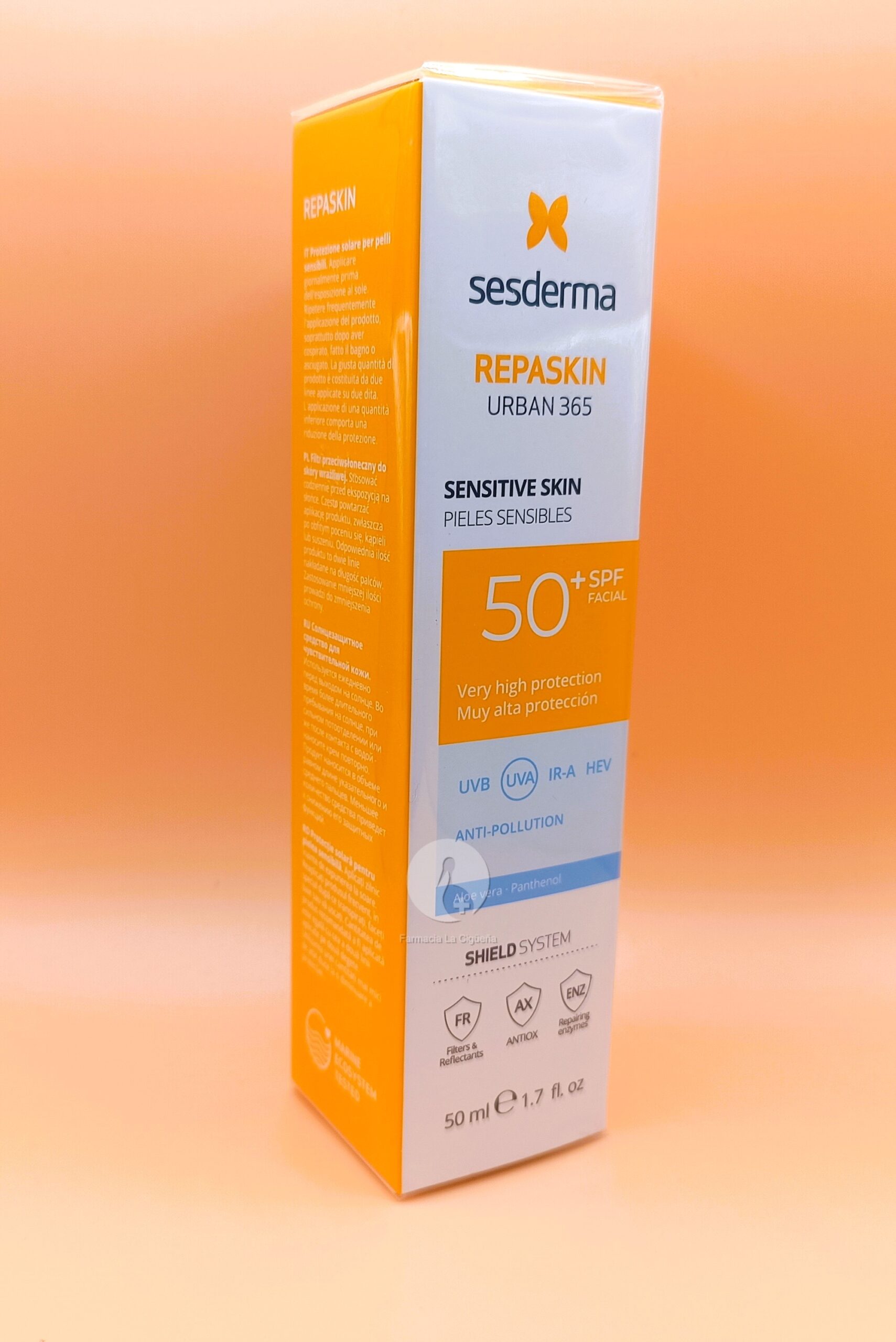 REPASKIN URBAN 365 PIEL SENSIBLE SPF 50+