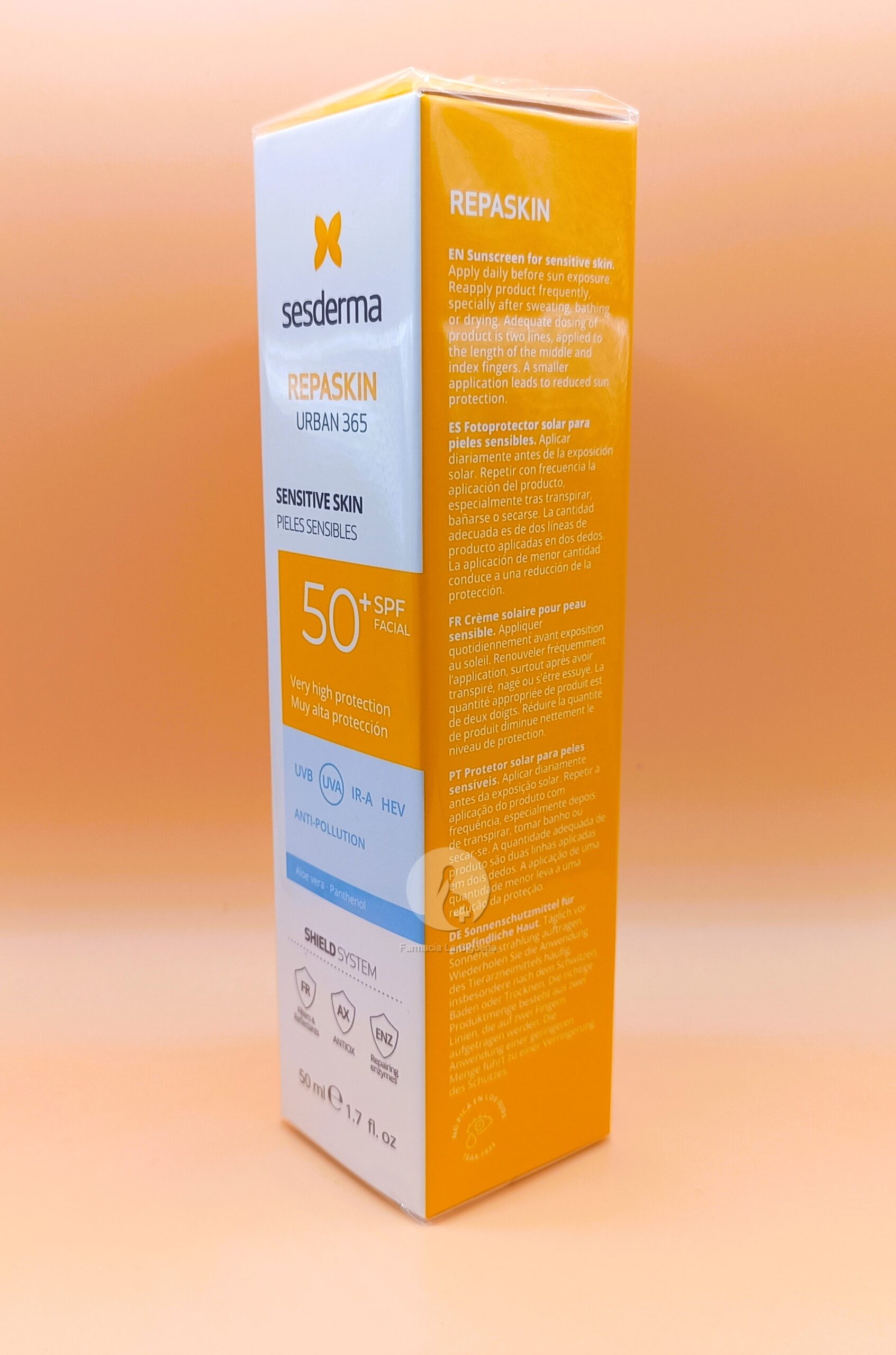 REPASKIN URBAN 365 PIEL SENSIBLE SPF 50+