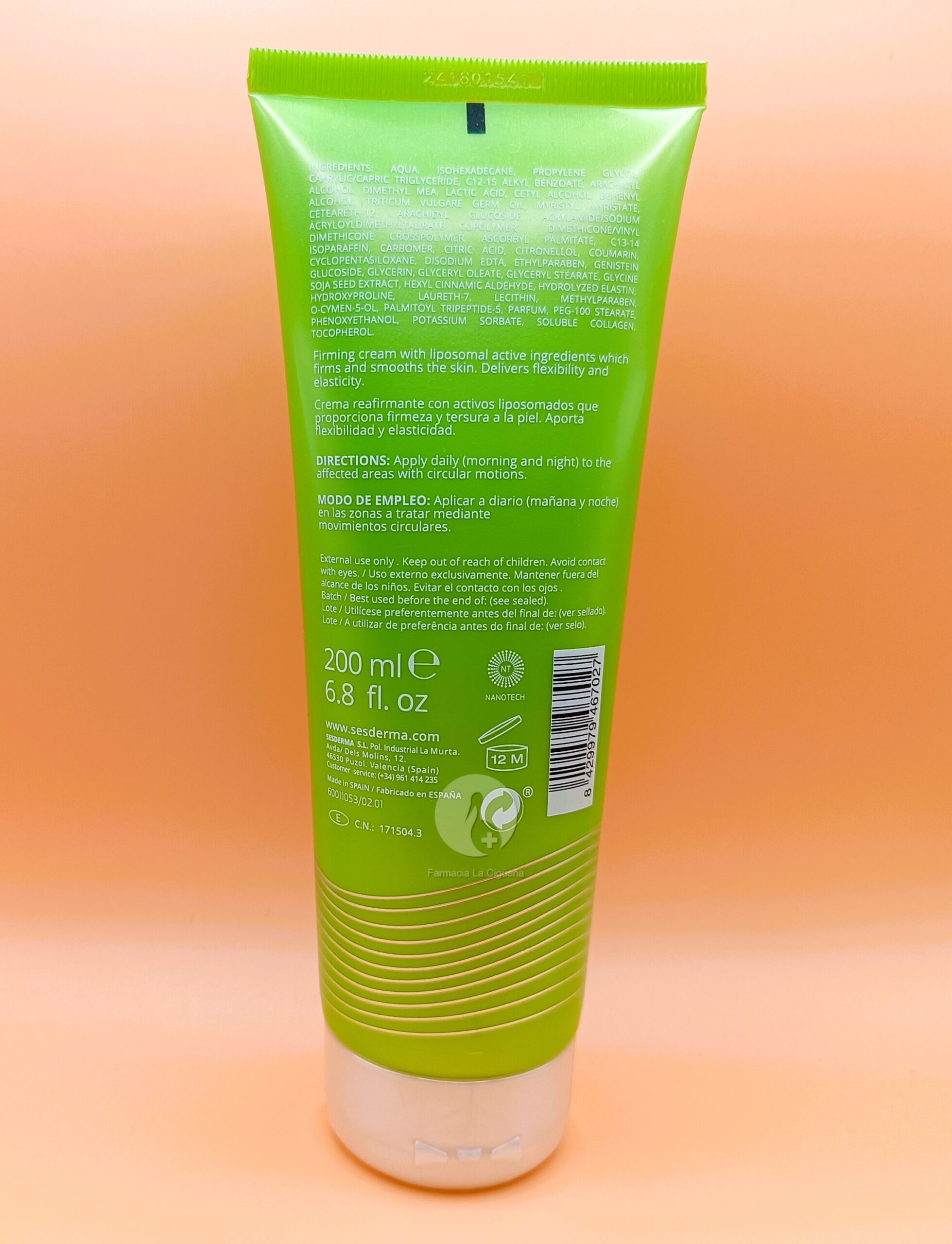 SESNATURA REAFIRMANTE CREMA SENOS Y CUERPO 1 TUBO 200 ML