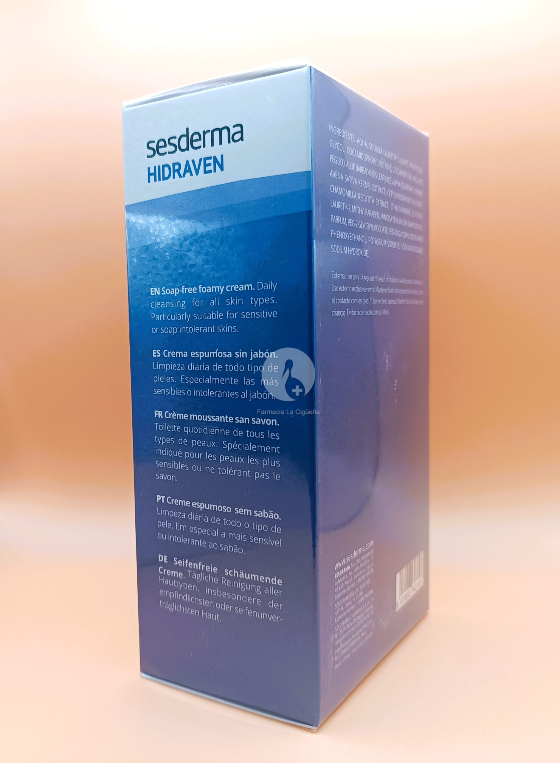 HIDRAVEN CREMA ESPUMOSA SIN JABON 1 ENVASE 300 ML