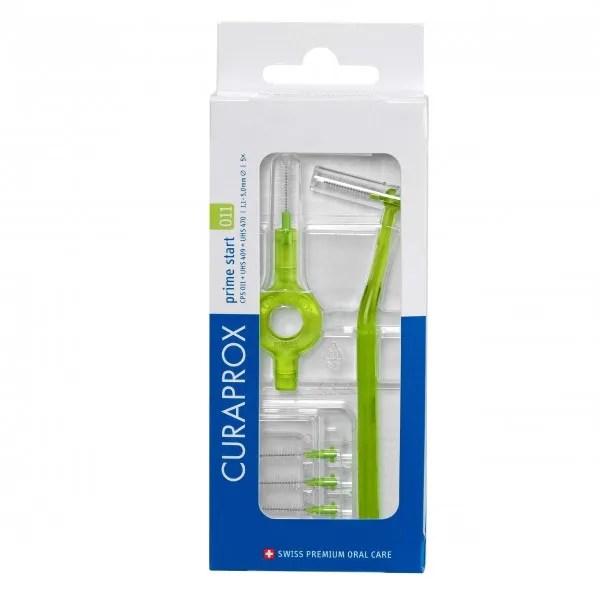 CEPILLO ESPACIO INTERDENTAL CURAPROX CPS INICIAL 0.11 MM VERDE 5 UNIDADES