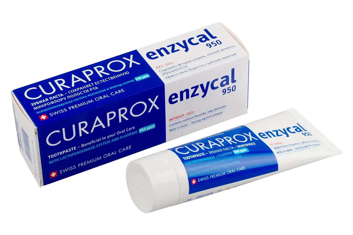 CURAPROX ENZYCAL 950 PASTA DENTIFRICA 1 TUBO 75 ML