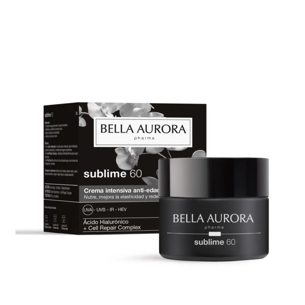 BELLA AURORA SUBLIME 60 CREMA INTENSIVA ANTI-EDAD DIA 1 ENVASE 50 ML