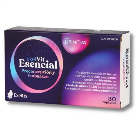 EXELVIT ESENCIAL PRECONCEPCION Y EMBARAZO 30 CAPSULAS