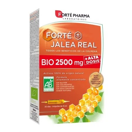 FORTE JALEA REAL BIO 2500 MG 20 AMPOLLAS 15 ML