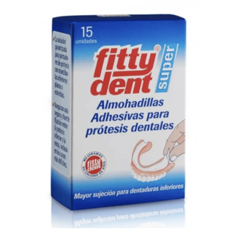 FITTYDENT SUPERADH ALMOHADILLAS ADHESIVAS PROTESIS 15 1 UNIDADES