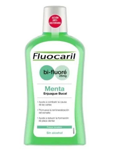 FLUOCARIL BI-FLUORE 25 MG ENJUAGUE BUCAL 2 ENVASES 500 ML PACK SABOR MENTA
