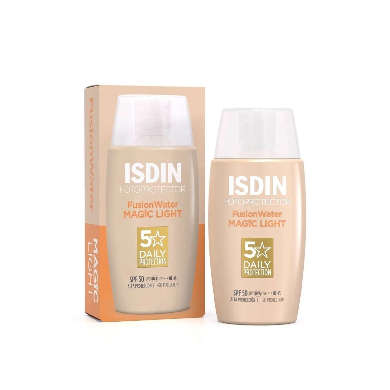 ISDIN FOTOPROTECTOR FUSION WATER MAGIC 1 FRASCO 50 ML COLOR LIGHT
