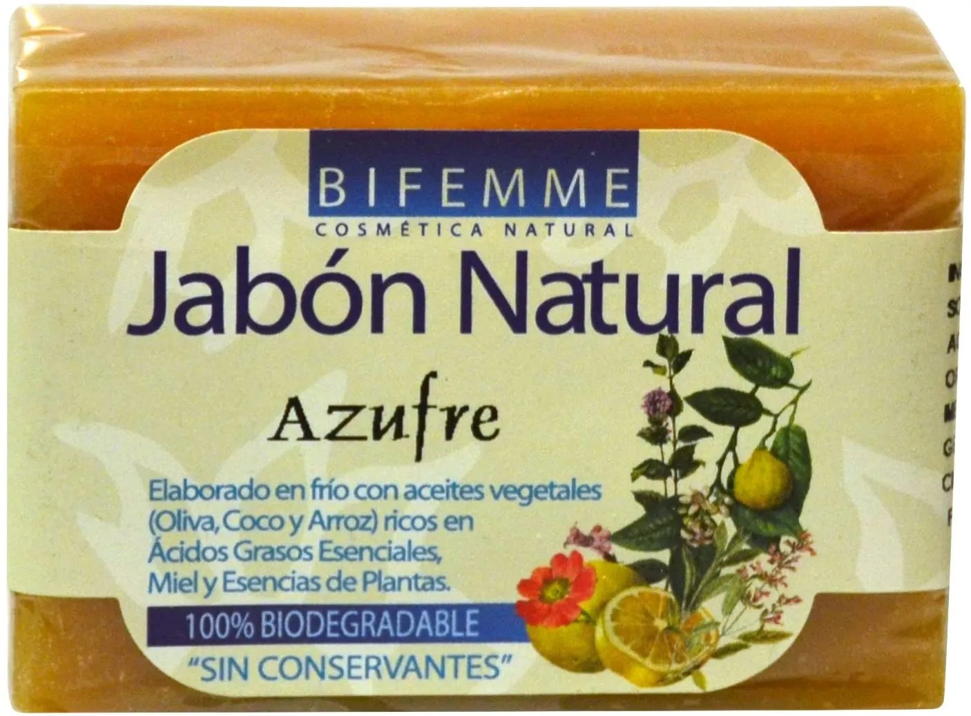 JABON DE AZUFRE 100 GR BIOFEMME