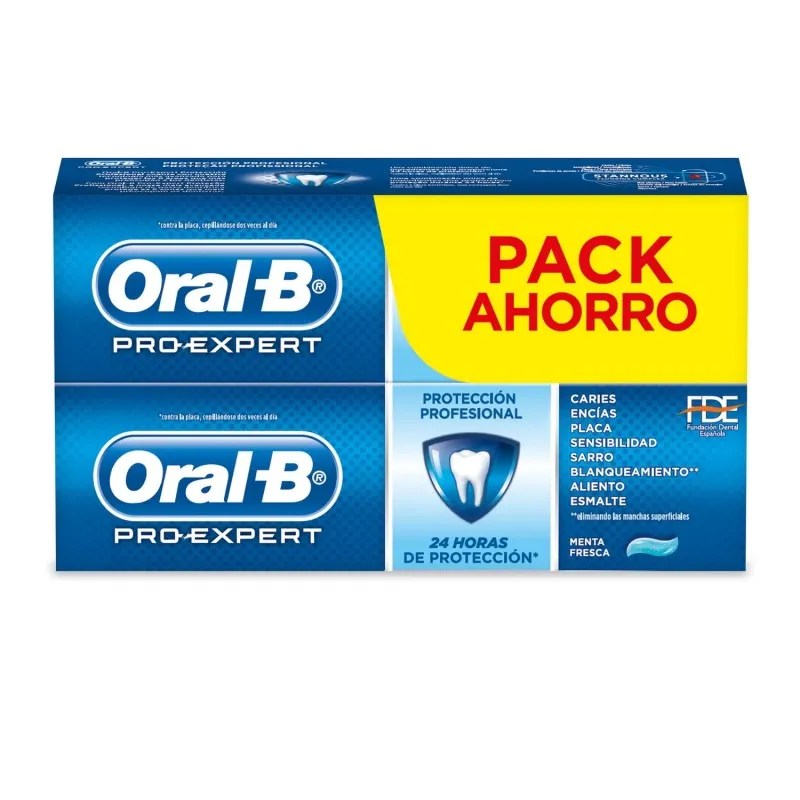 ORAL-B PRO EXPERT PROTECCION PROFESIONAL 2 TUBOS 125 ML DUPLO