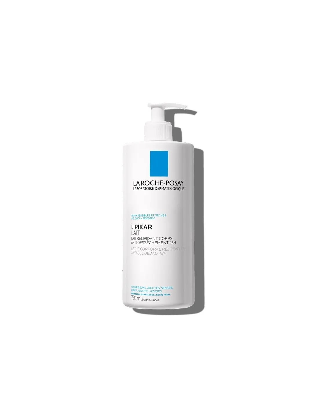 LIPIKAR LAIT CORPORAL RELIPIDIZANTE ANTIDESEC LA ROCHE POSAY 1 ENVASE 750 ML