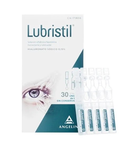 LUBRISTIL SOLUCION OFTALMICA 30 MONODOSIS 0,3 ML