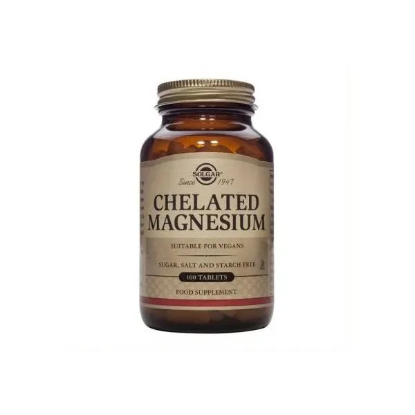 MAGNESIO QUELADO 100 COMP SOLGAR