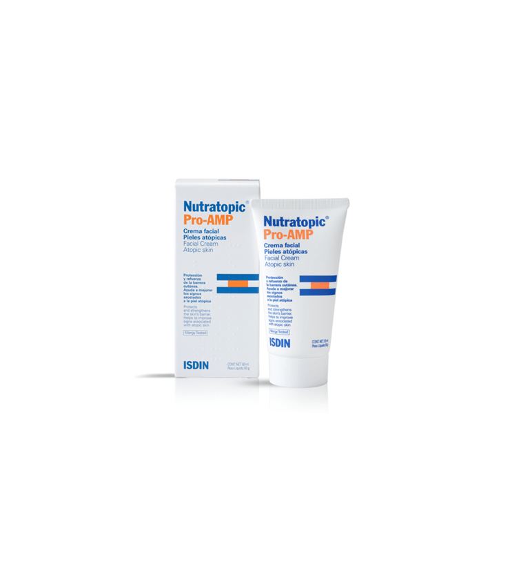 ISDIN NUTRATOPIC PRO-AMP CREMA FACIAL PROTECTORA 1 ENVASE 50 ML